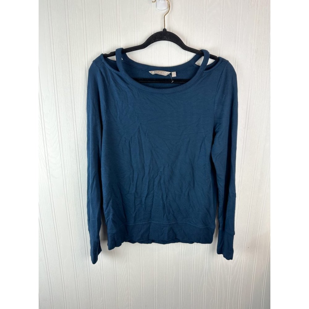 Athleta Long sleeve‎ top navy blue size small